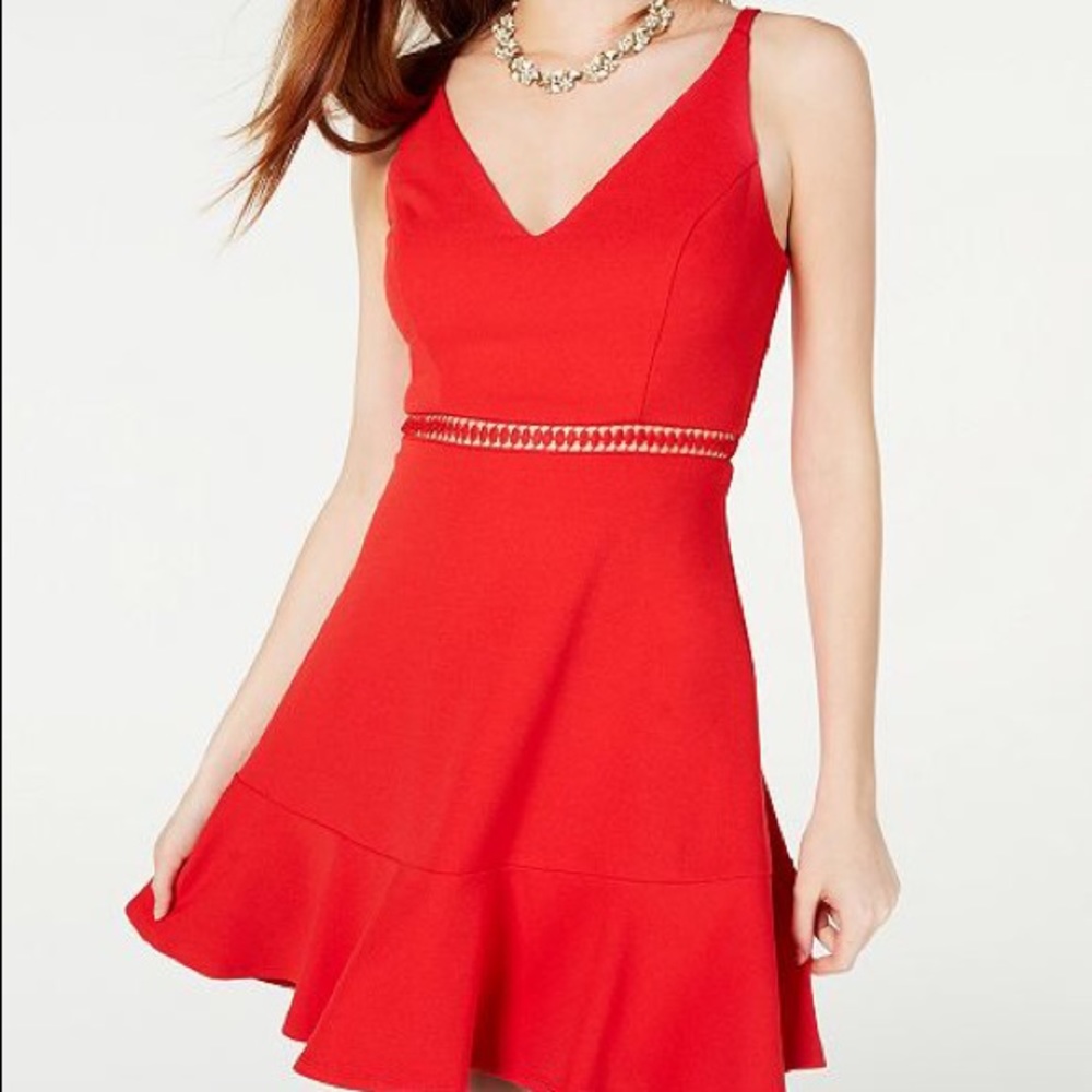 Macy’s red dress